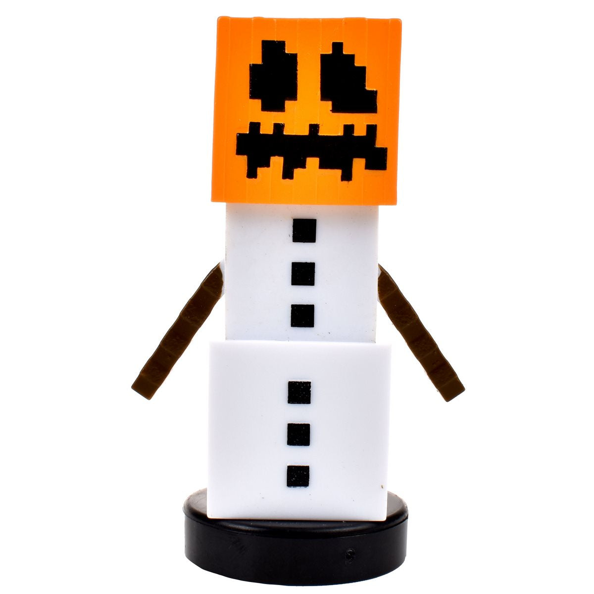 Pack De Lujo 8 Figuras Timbre Minecraft - Golem De Nieve